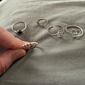 Assorted Rings, Various Sizes.